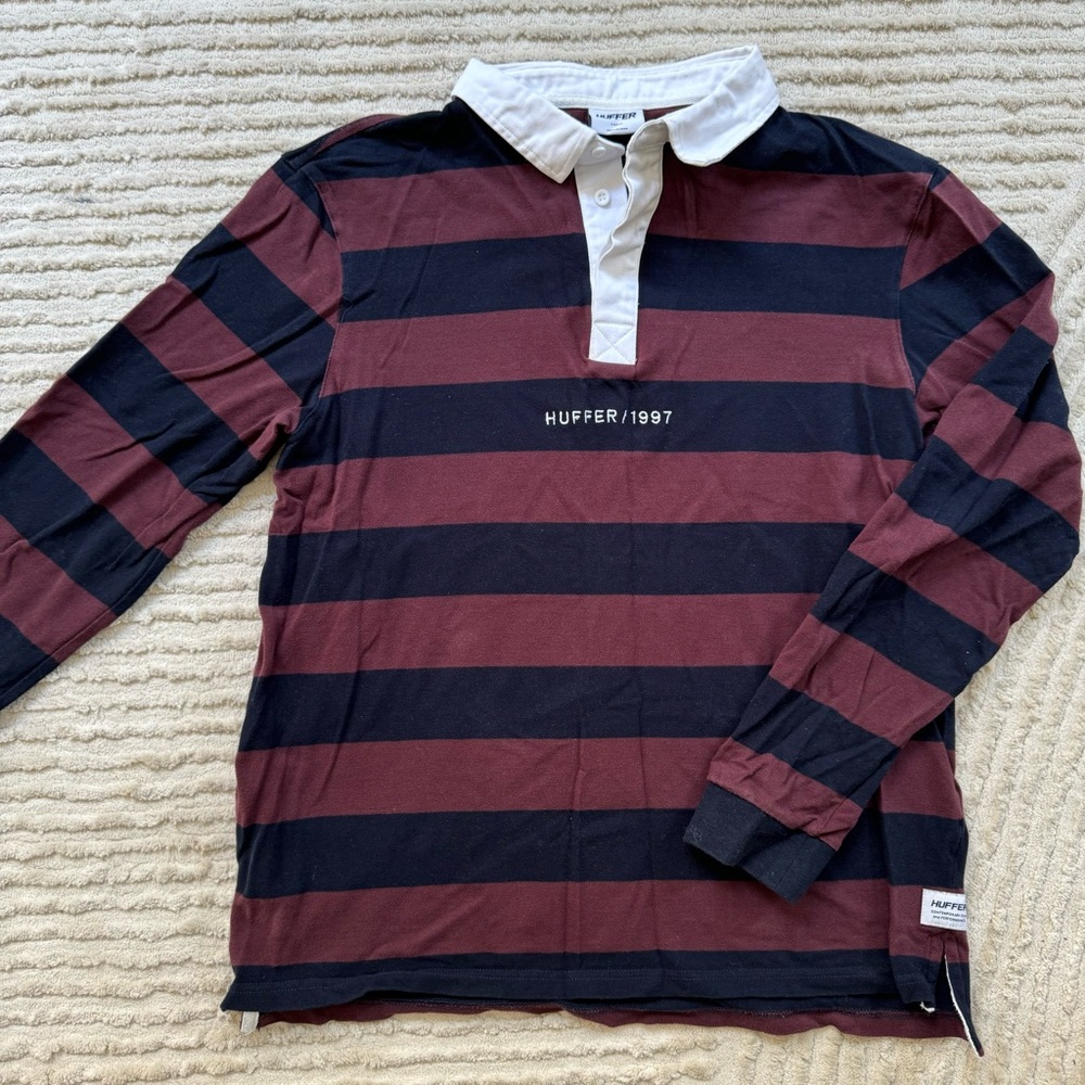 Huffer Striped Rugby Shirt